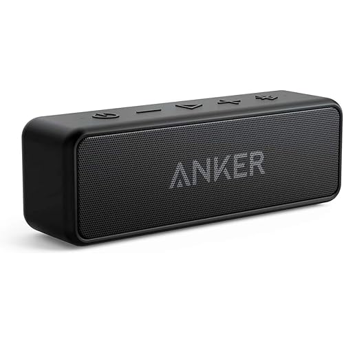 Immagine del prodotto Speaker Bluetooth Portatile Anker SoundCore 2 con suono stereo 12W, Bluetooth 5, BassUp, impermeabile IPX7, 24h di autonomia, associazione stereo WiFi, cassa bluetooth da casa, esterno, viaggi