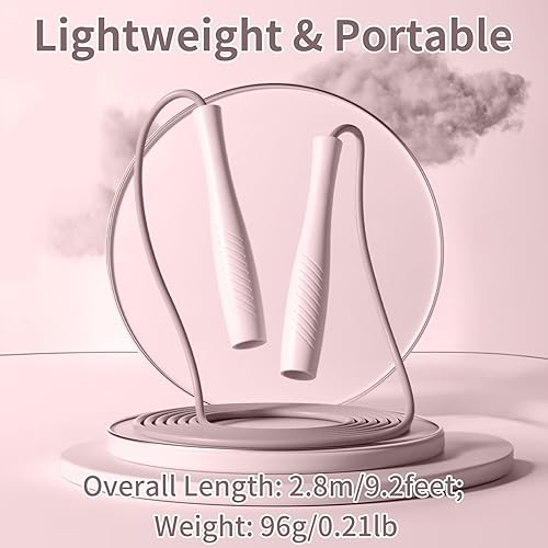 Miniatura 5 de Cuerdas de saltar para niños, cuerda de saltar ajustable para niños con asas de ABS y cuerda de PVC para niños, estudiantes y niños pequeños