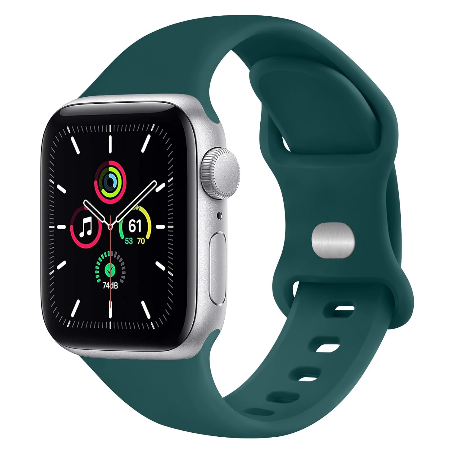 Tobfit Straps Compatible with Apple Watch Series 10 9 8 7 6 5 4 3 2 1 SE Ultra Women & Men(Only Strap, No Watch), Silicone Band for iWatch 46mm 45mm 44mm 42mm 49mm 41mm 40mm 38mm Tobfit Straps Compatible with Apple Watch Series 10 9 8 7 6 5 4 3 2 1 SE Ultra Women & Men(Only Strap, No Watch), Silicone Band for iWatch 46mm 45mm 44mm 42mm 49mm 41mm 40mm 38mm