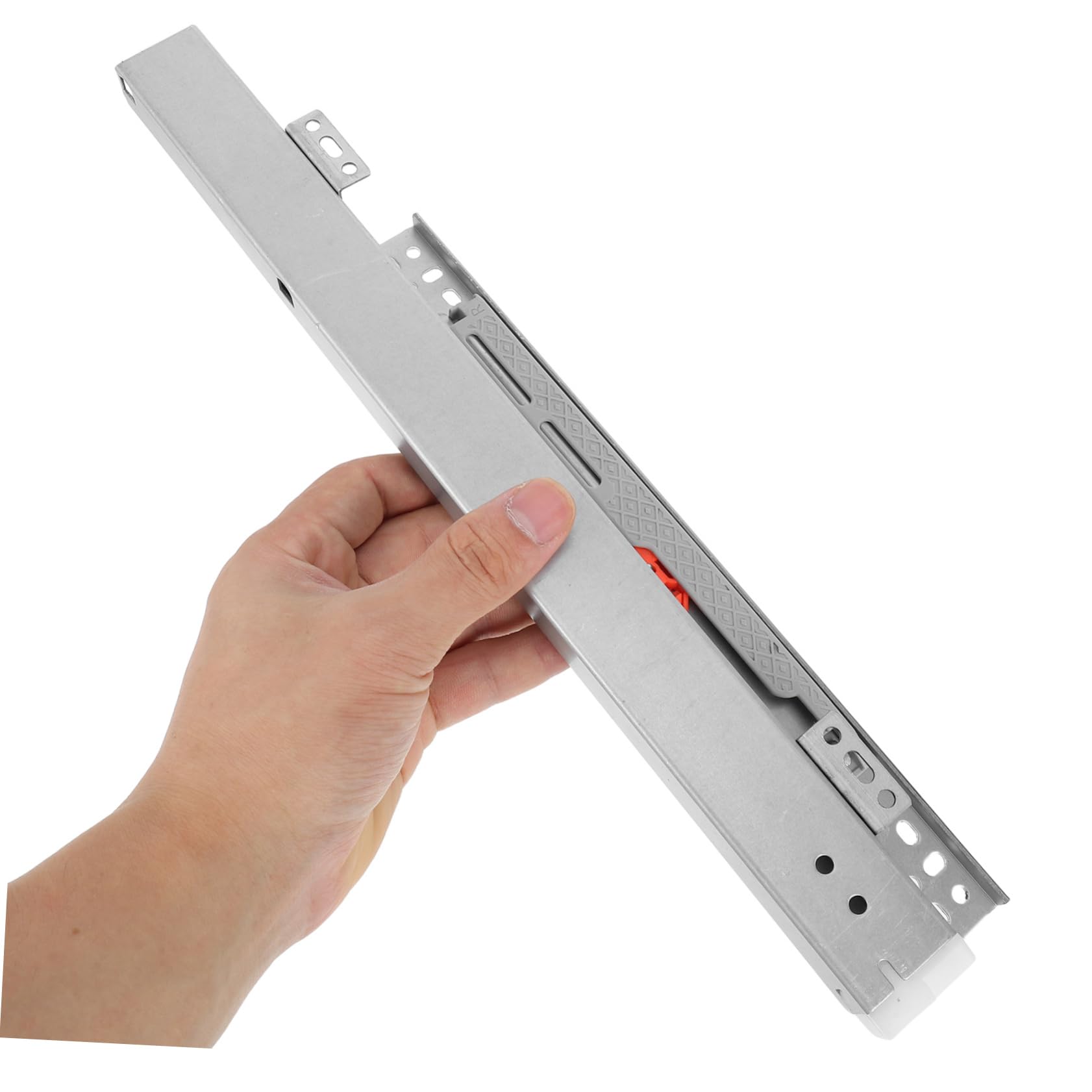 Coulisseaux de Tiroir à Extension Complète Fermeture Automatique 2pcs
