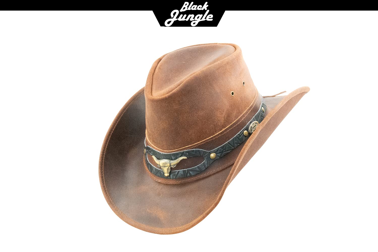 Black Jungle Ontario Outdoor Western - Sombrero de piel para hombre, unisex, diseño de Australia