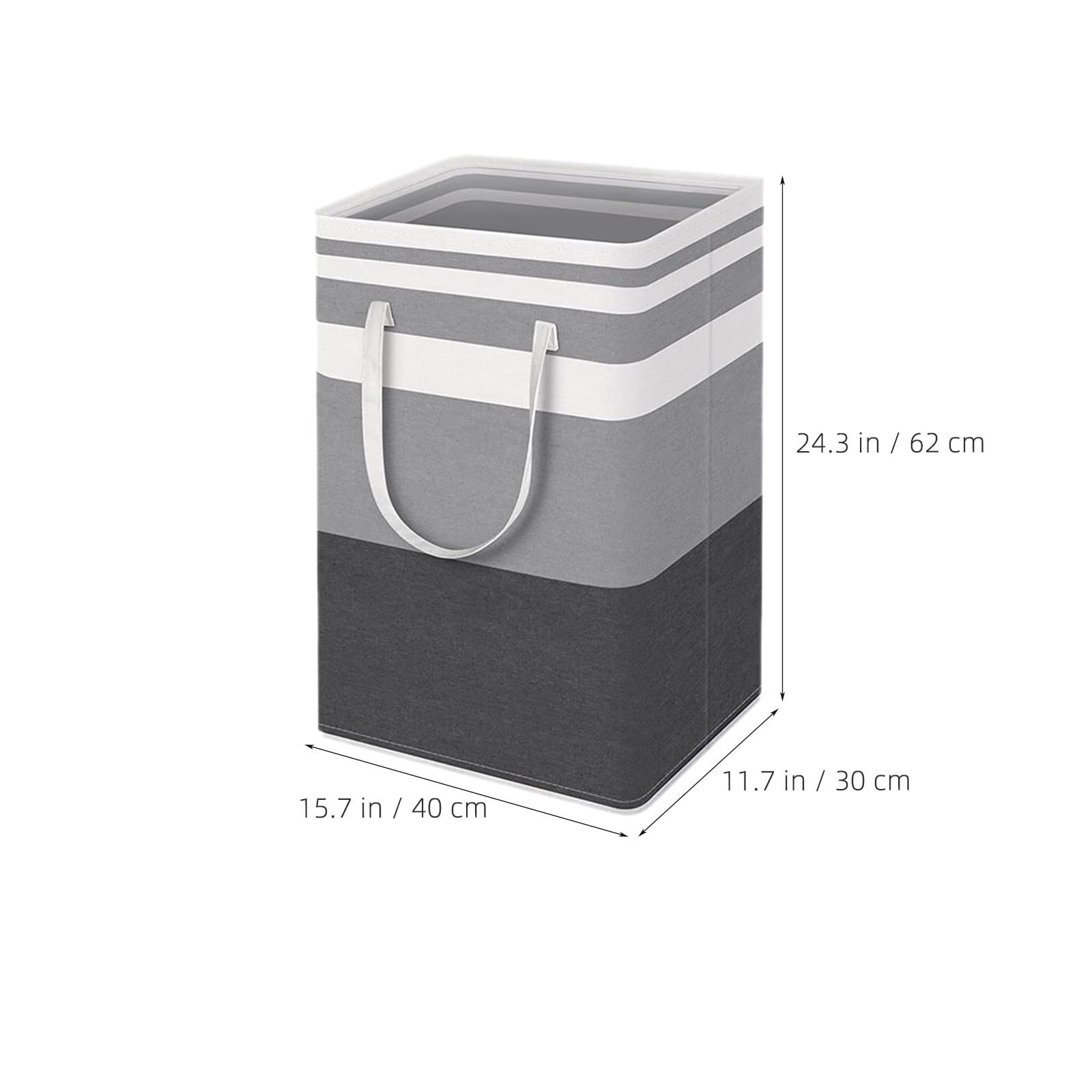 TOYANDONA Set da 3 Sacchetti da Viaggio per Biancheria Oxford, Pieghevoli con Manici, Grande Capacità, Design a Righe Moderne, per Dormitori e Viaggi