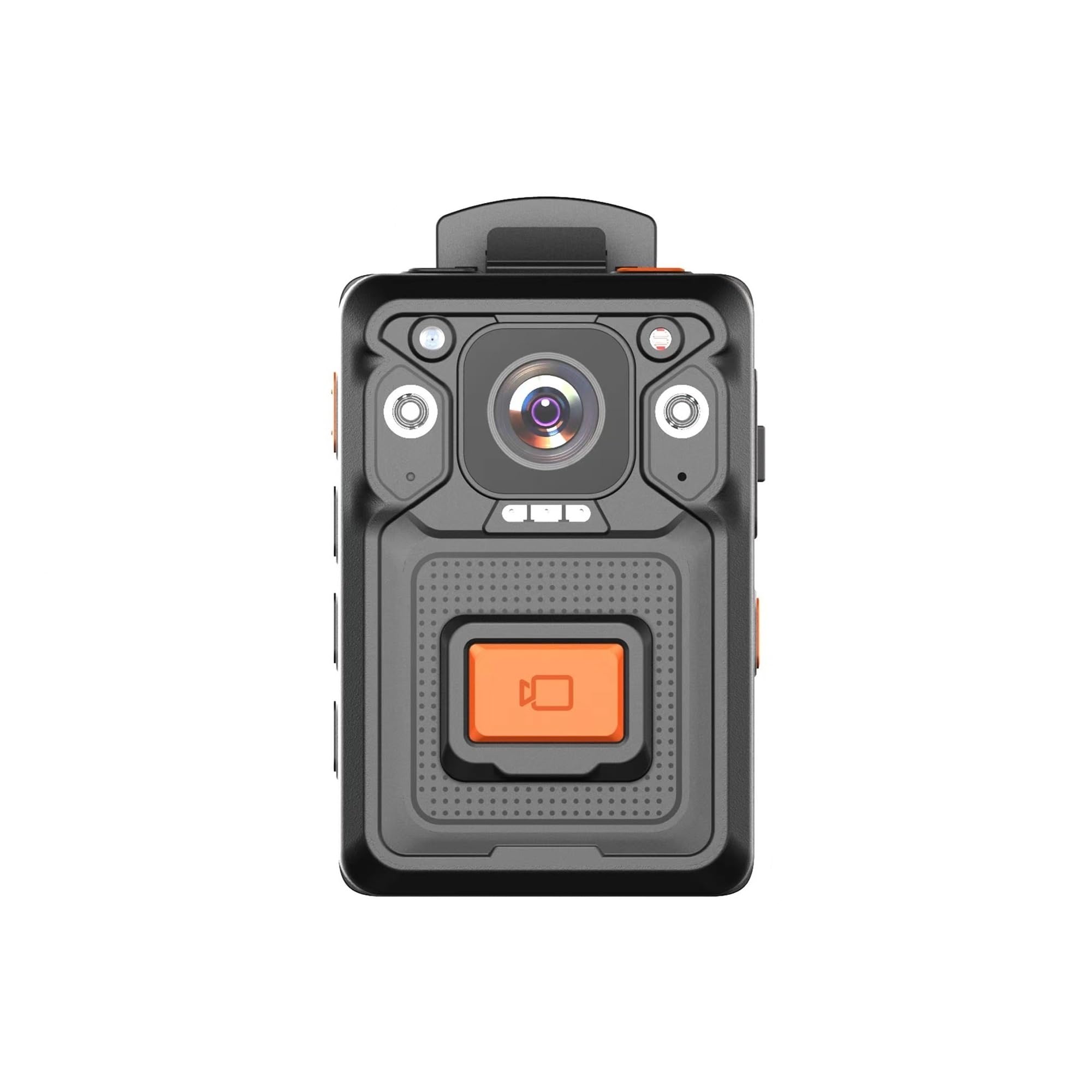CVFRDD 1512P HD GPS Police Camera, 3500mAh Battery Body Worn Camera,Waterproof DVR With Audio Recording Front REC Button(64GB,Only Camera)