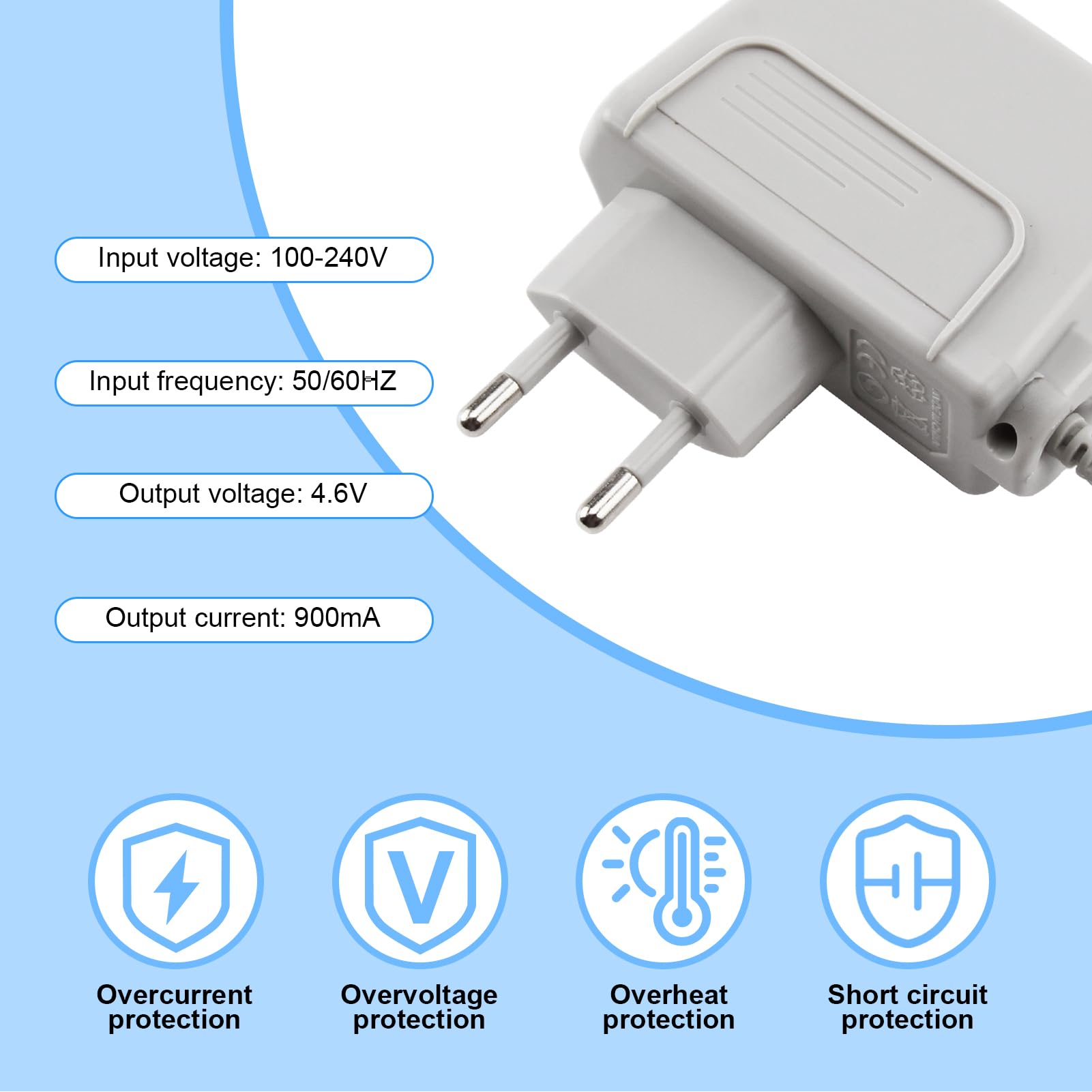 Ladekabel Für Nintendo 3DS/2DS/DSi - 1,2 M Kompatibel Mit Allen Modellen