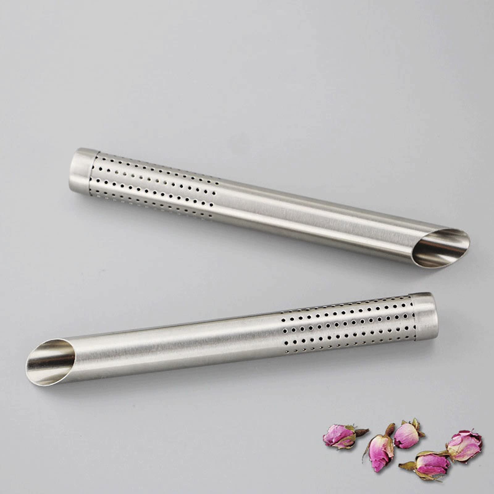 Colador de té, 1 unidad, tubo de acero inoxidable 304, infusor de té, filtro para té negro