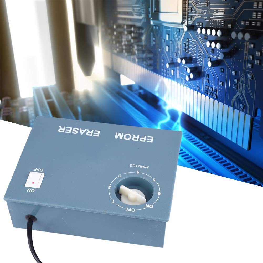 Gomma Eprom UV, Gomma Eprom, Gomma Eprom UV, Gomma Eprom UV, Gomma Eprom Luce UV Ultravioletta Eprom Chip Data Eraser Timer Cancellabile Ad Alta Velocità Spina Eu 220V