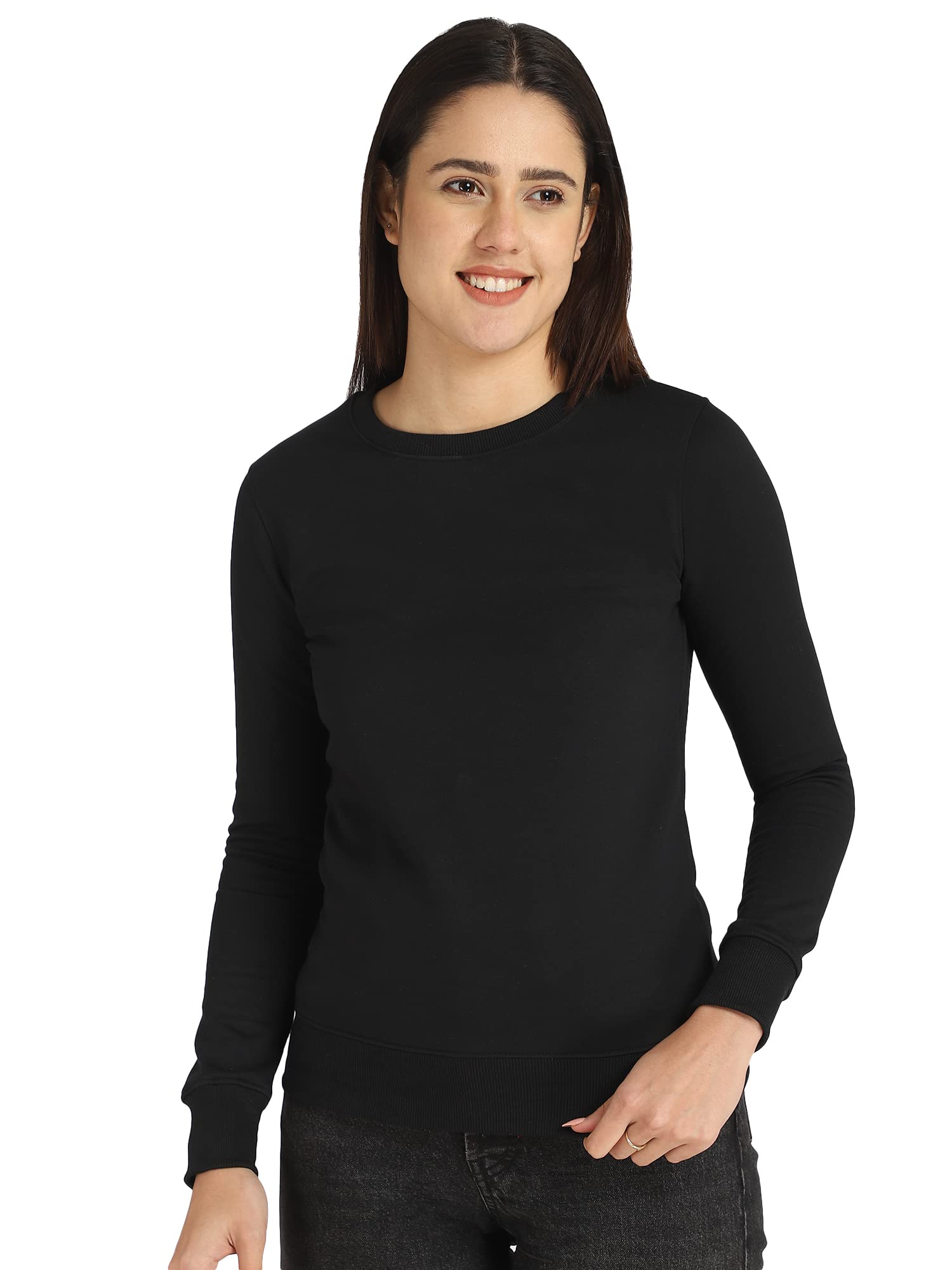 dyca By Bodycare Women Sweat Shirt Round Neck Full Sleeves-picture-49