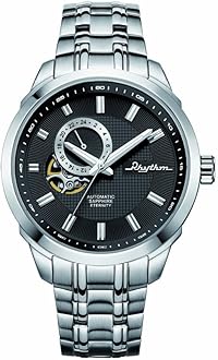 RHYTHM Men's Classic Automatic Mechanical Watch Black A1305S02