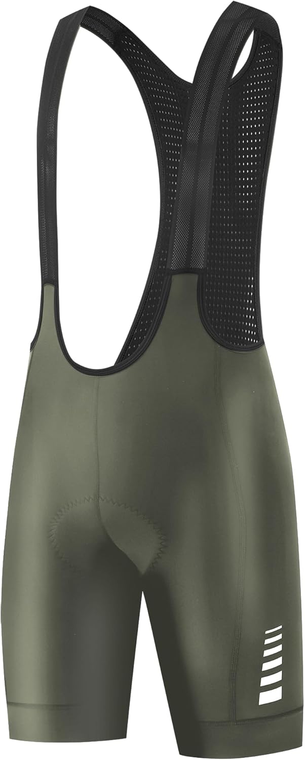 Men's Cycling bib Shorts, Made primarily of Polyester-Spandex Double-Sided Fabric
