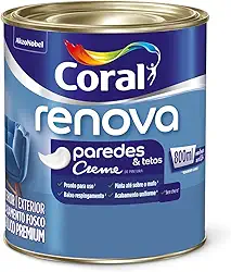 RENOVA PAREDES & TETOS FOSCO BRANCO 0,8L - CORAL