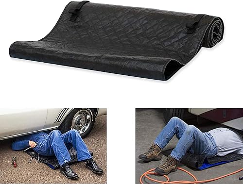 TOPHORT Almohadilla plegable para automóvil automotriz almohadilla móvil rodante almohadilla de reparación de automóvil cero alfombrilla de gateo