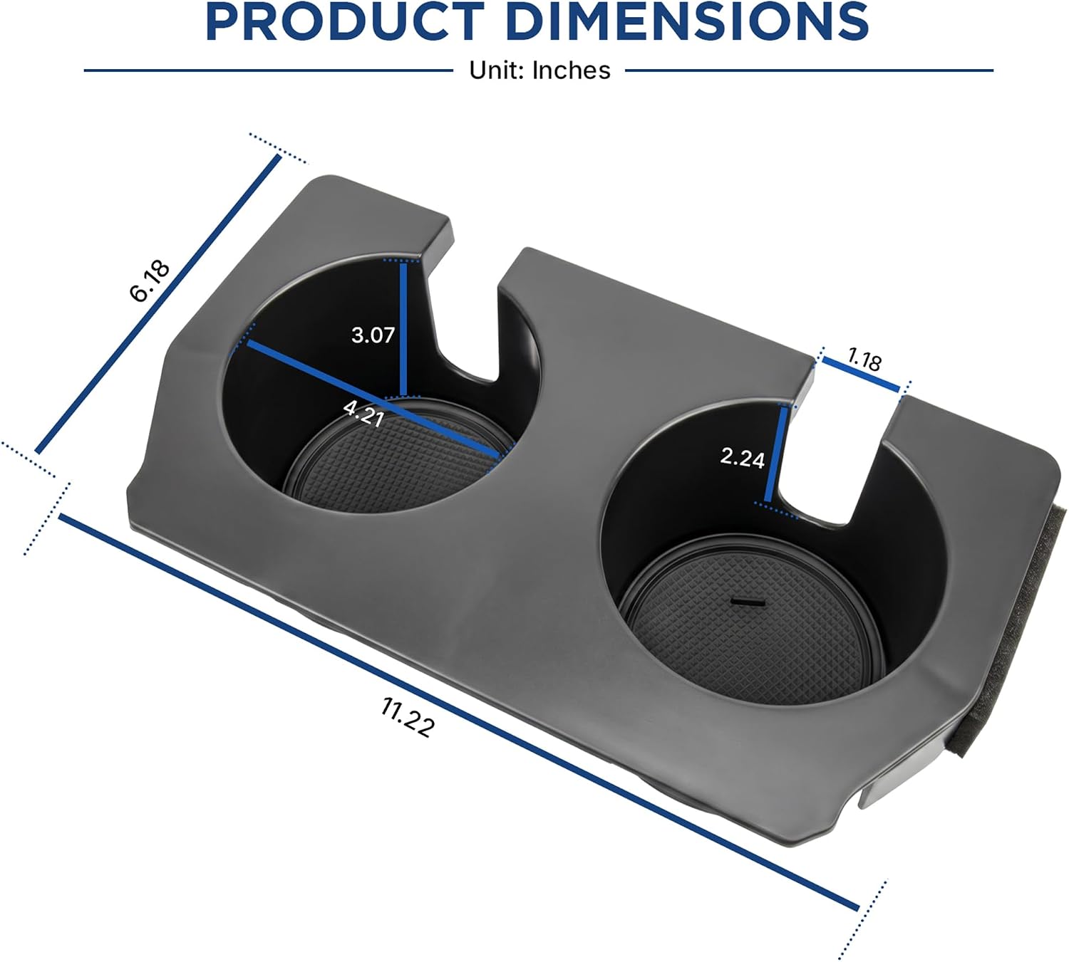 Center Console Cup Holder for 2019-2026 Dodge RAM 1500 2500 3500