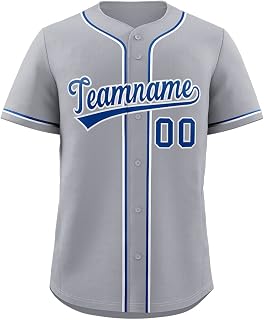 KXK Custom Stitched Baseball Jersey - Personalized Breathable Uniform Shirt for Men Women Youth