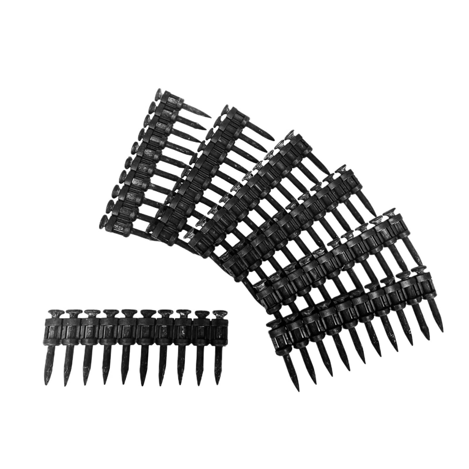 300 Uds. Clavos De Hormigón Intercalados De Plástico, Pasadores De Accionamiento De 22mm De Acero Con Alto Contenido De Carbono for Clavadora A Gas(38mm)