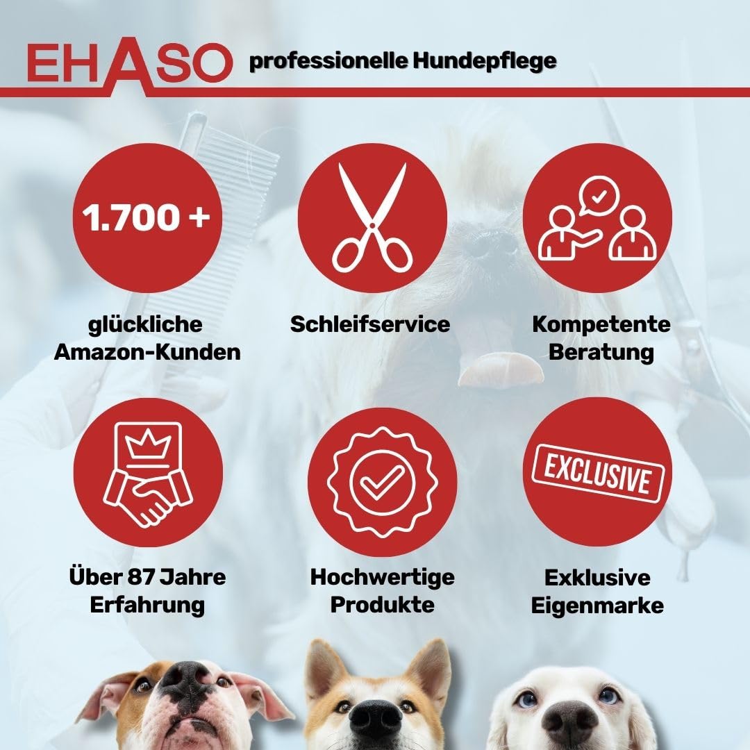 EHASO Hochwertige Hundebürste Multibrush türkis, große Ausführung | Entfernen Sie mühelos und schmerzfrei