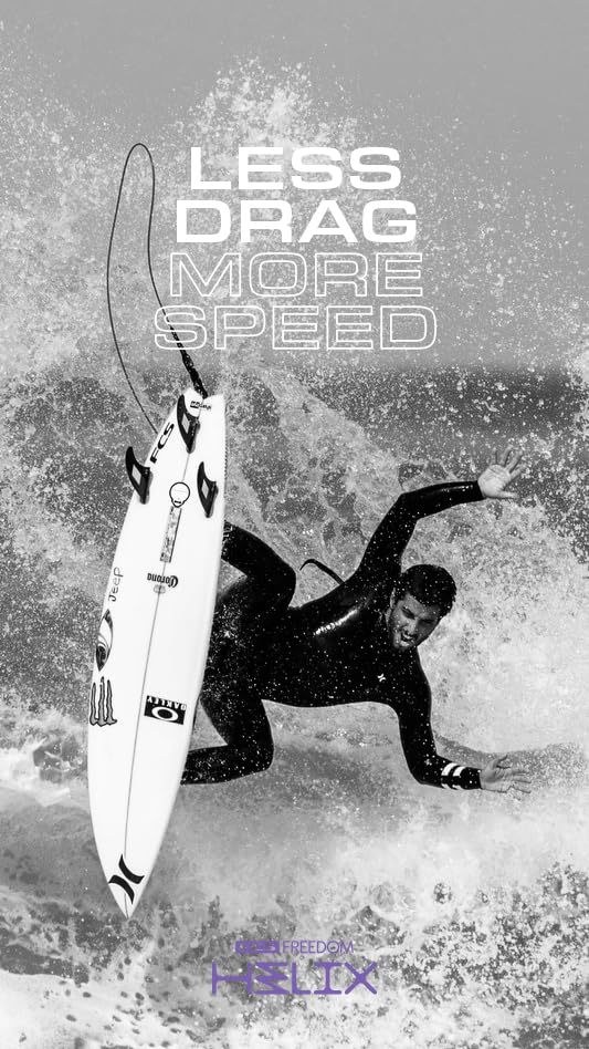 FCS 9' All Round Essential Leash Coal Lime