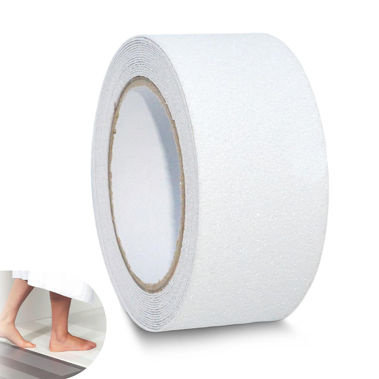 Nastro Antiscivolo Trasparente 5cm X 10m - Per Scale, Pavimenti, Esterno E Interno - Foto 12