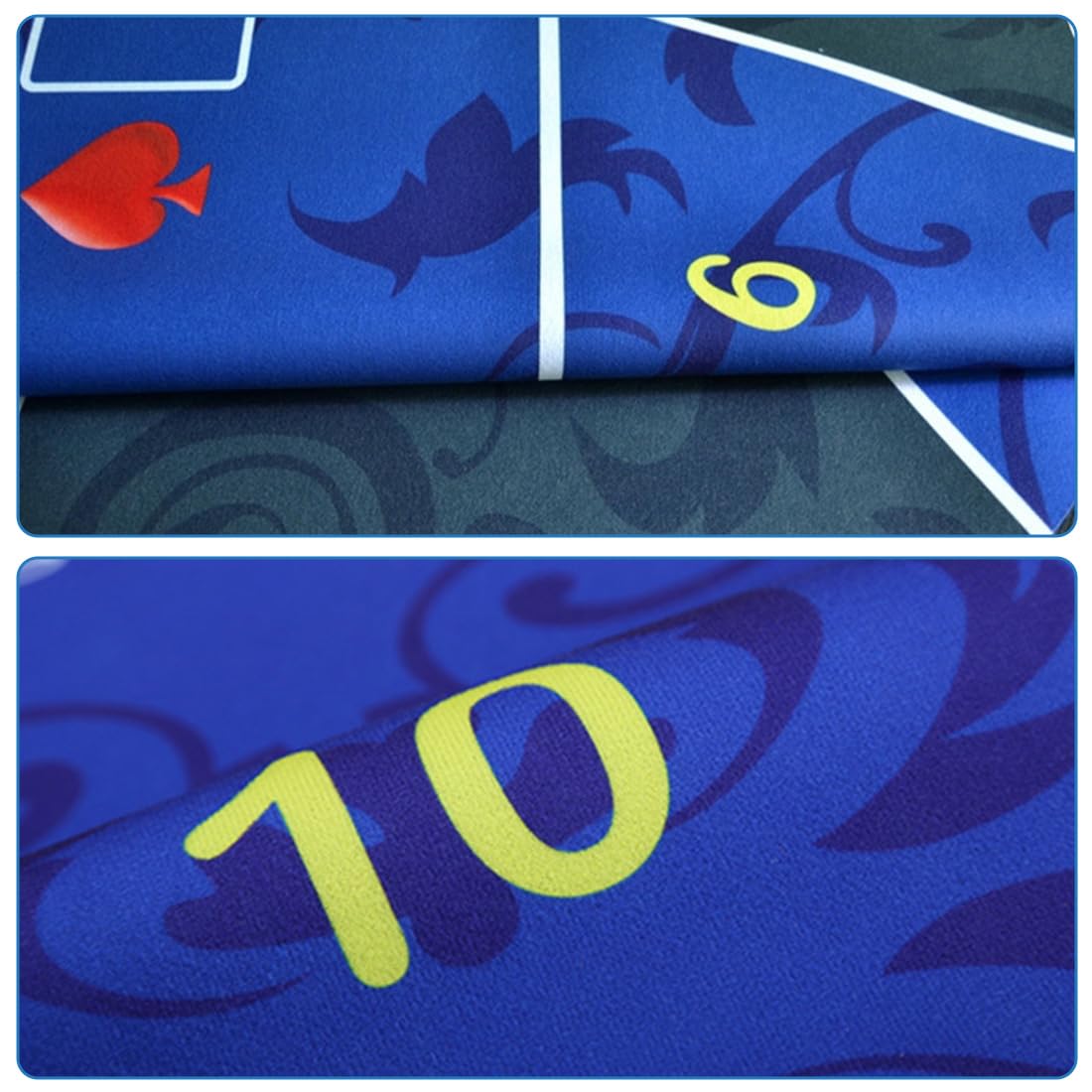 Tapete De Póquer Plegable 120 X 60 Cm, Tapete Para Juegos De Cartas Con Bolsa De Transporte, Mantel De Mesa De Póquer Impermeable Para Juegos De Póquer, Sala De Póquer, Rectangular