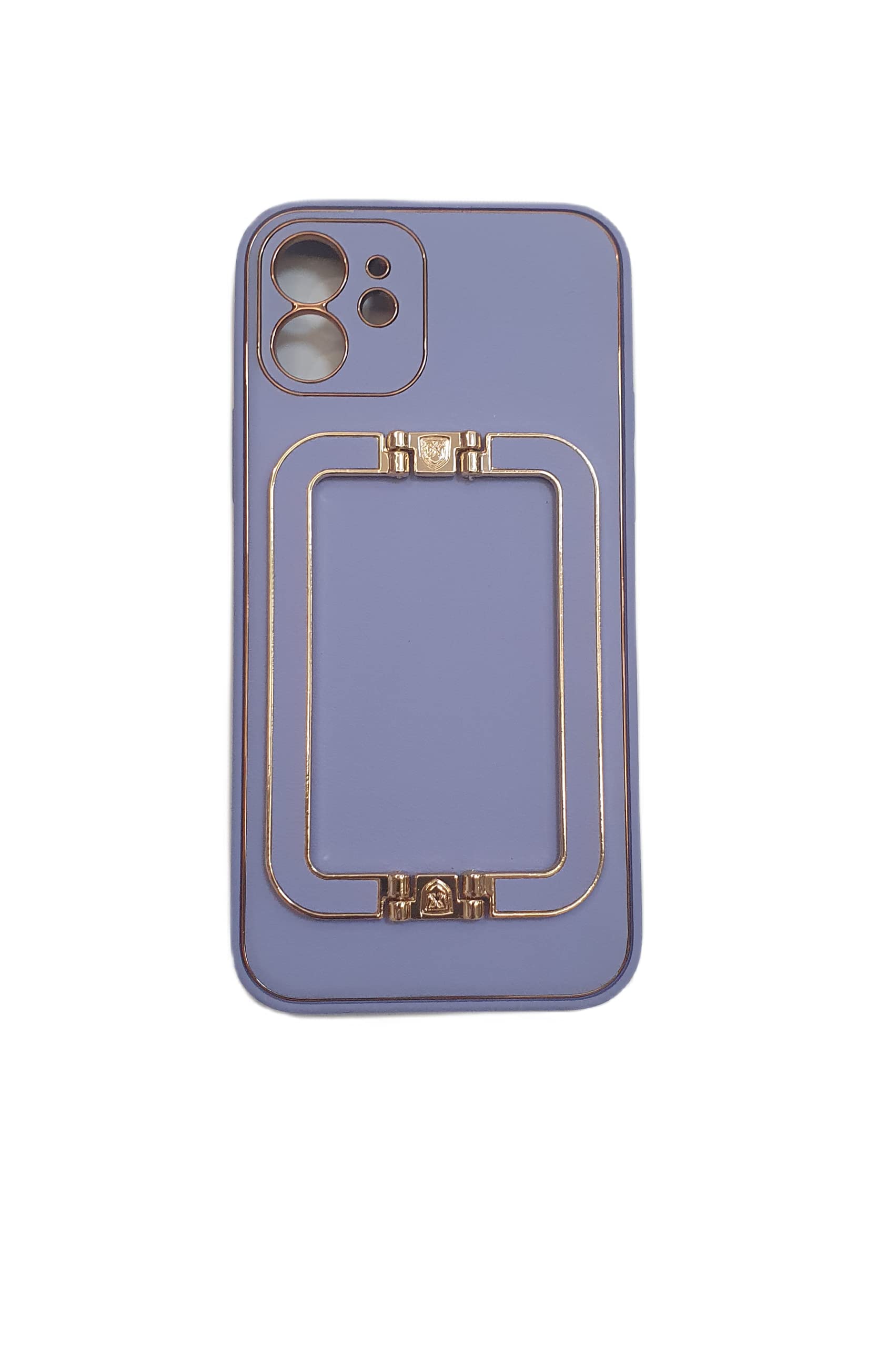 Funshare iPhone 11 3d korean type leather case with stand ECO leather Purple