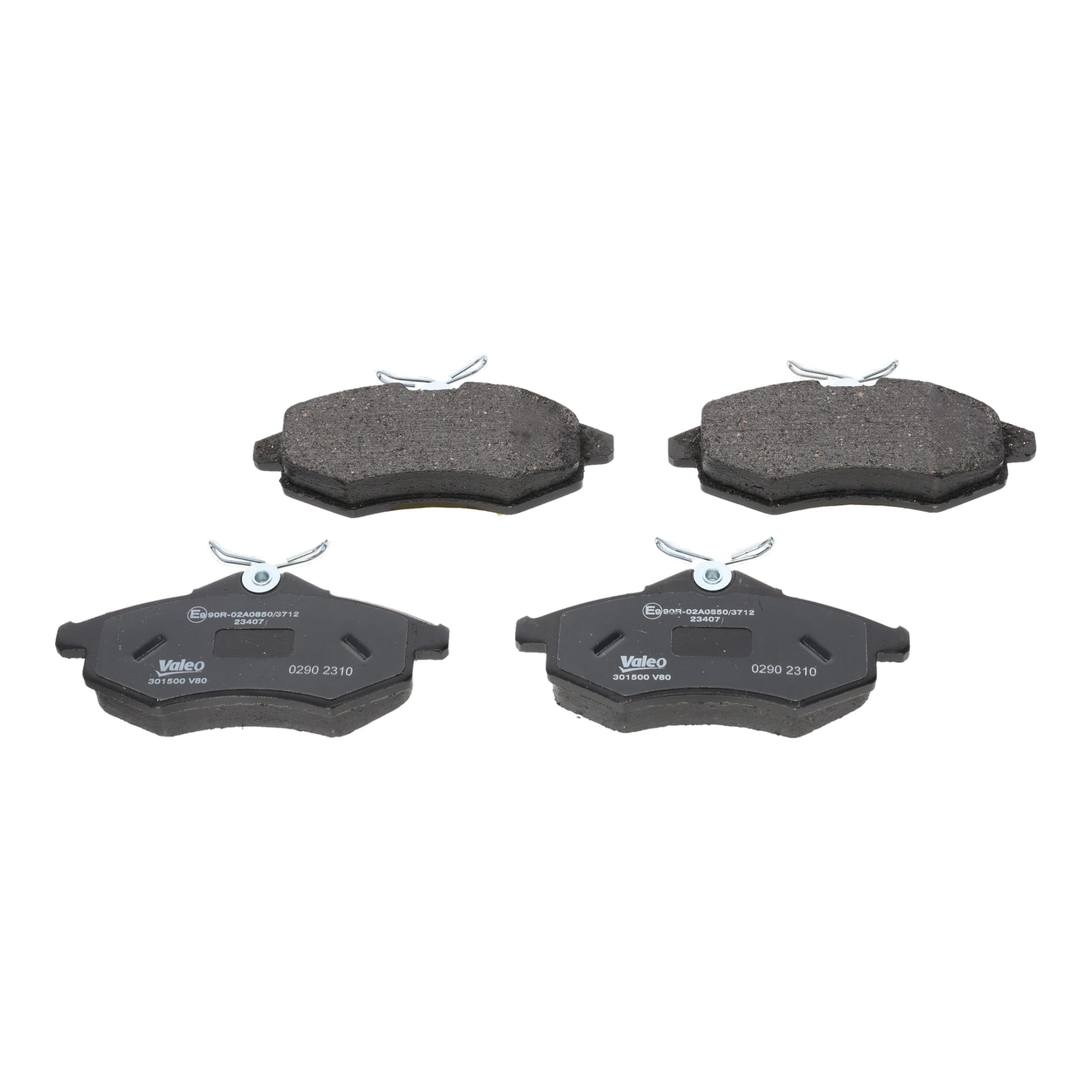 VALEO Kit pastiglie freno, Freno a disco 301500 Compatibile con: CITROËN C2, C2 ENTERPRISE, C3 I, C3 II