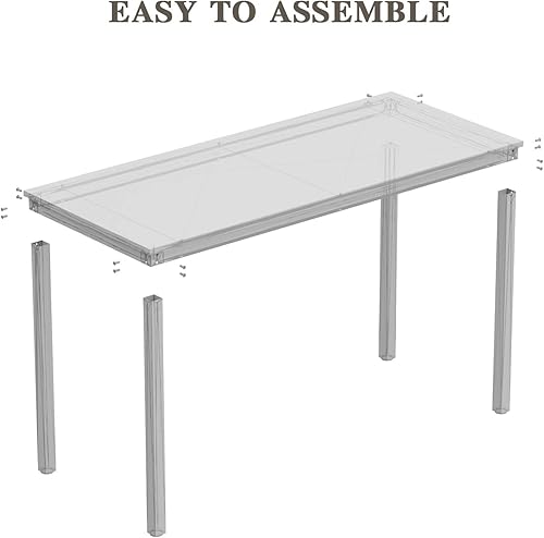 Miniatura 7 de Escritorio Teraves para computadora o mesa de comedor Marco beige + blanco,Roble negro,Blanco