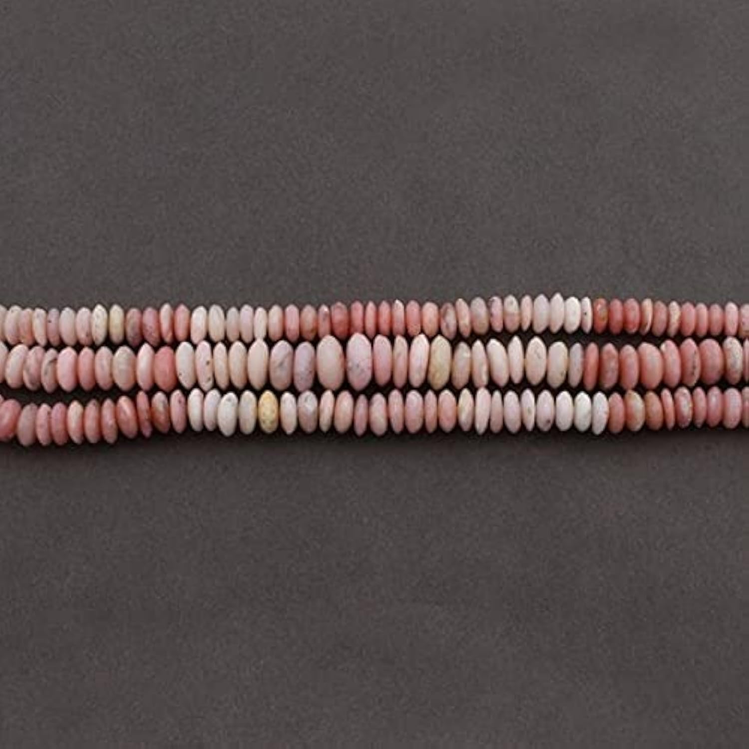 Fil opale rose véritable 8 pouces pour créer un cadeau d'anniversaire personnalisé