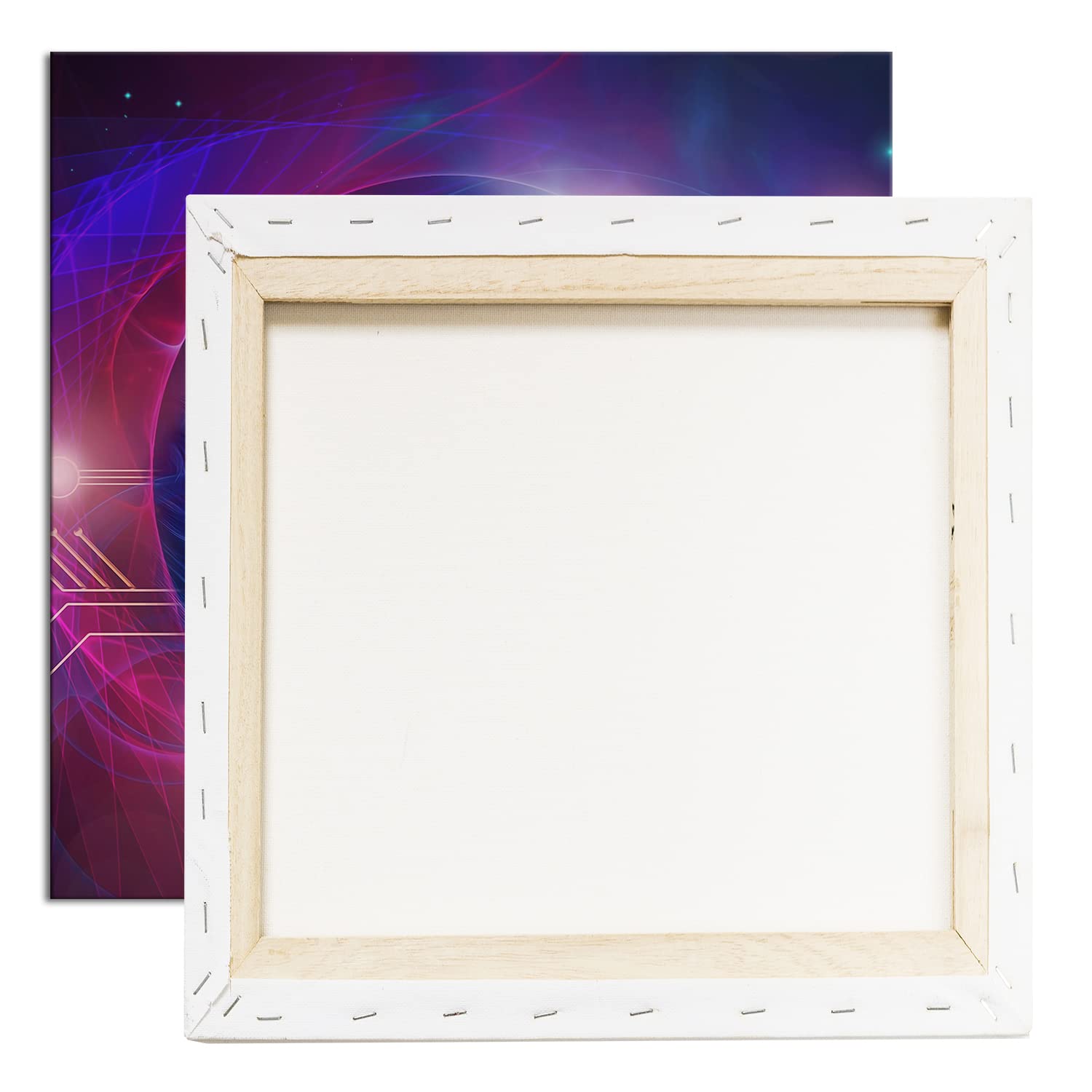 Fotomural sobre lienzo (70 x 70 cm), diseño de ciencia ficticia