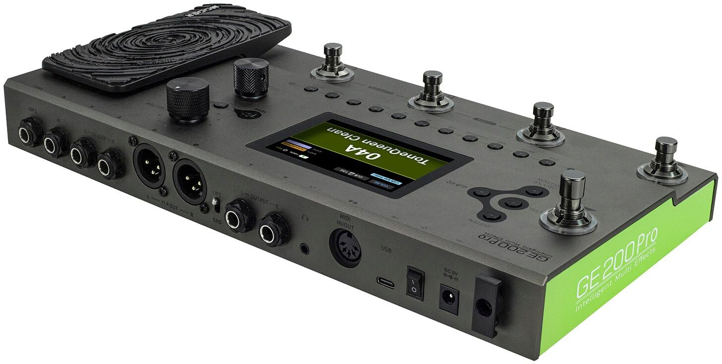 MOOER GE200 Pro Multi-Effects Guitar Pedal, 286 Effects and Amp