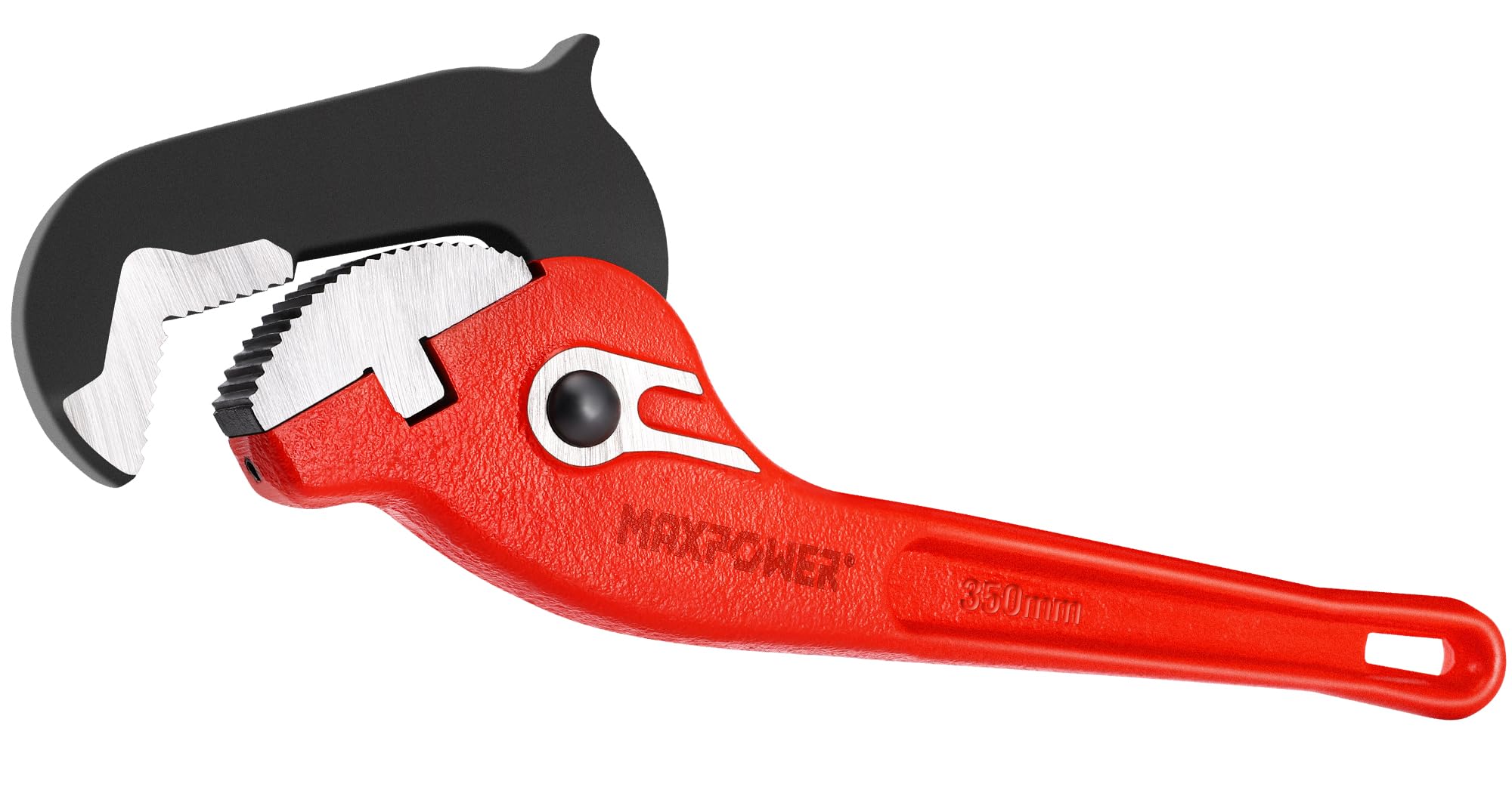 MaxPower Chiave per Tubi con RapidGrip CrV, Chiave Stillson da 350 mm, Giratubi con Apertura Massima 54 mm, Chiave per Tubo Uso con Una Sola Mano