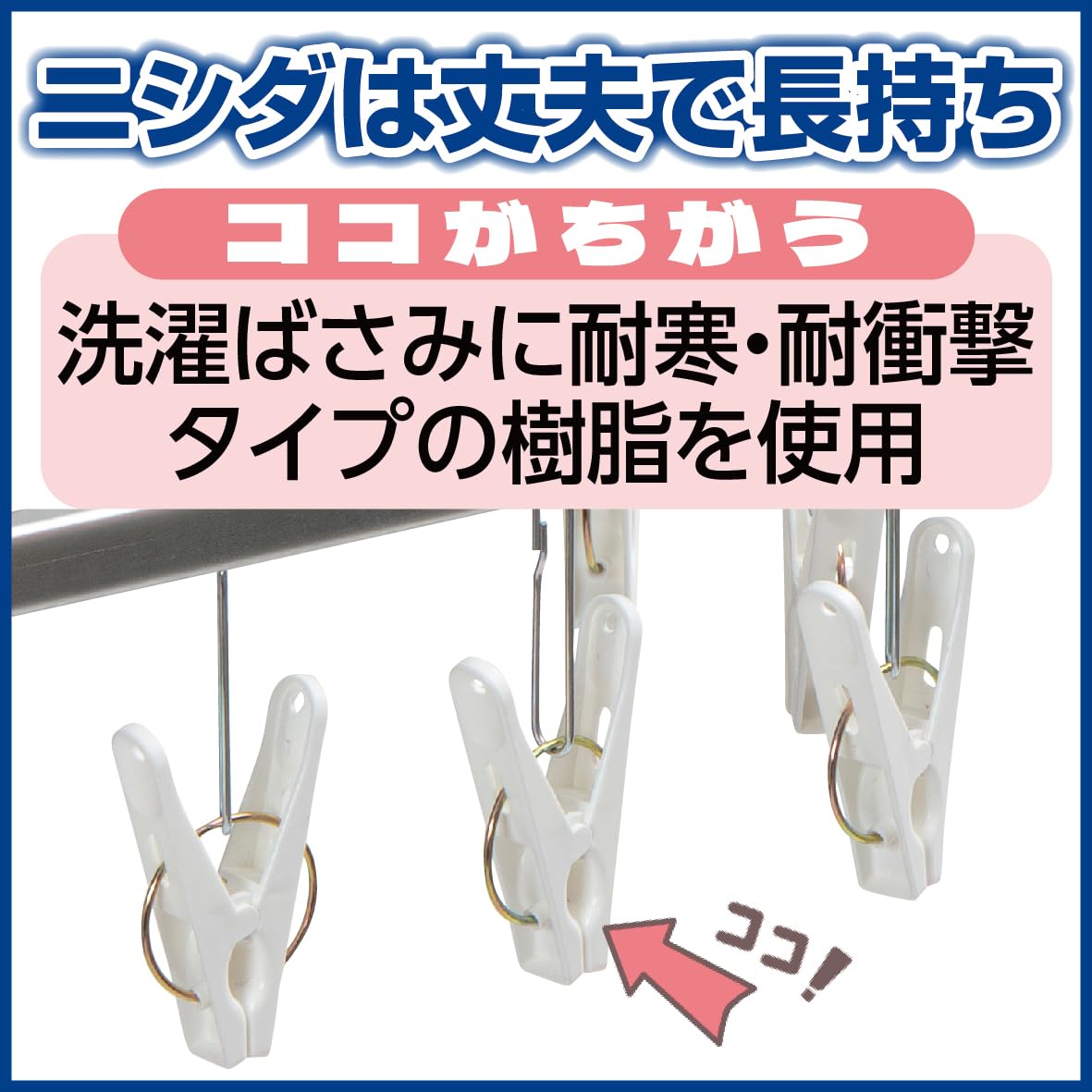 Amazon.co.jp: ニシダ(Nishida) すぐ取れ角ハンガー ZERO50 ホワイト