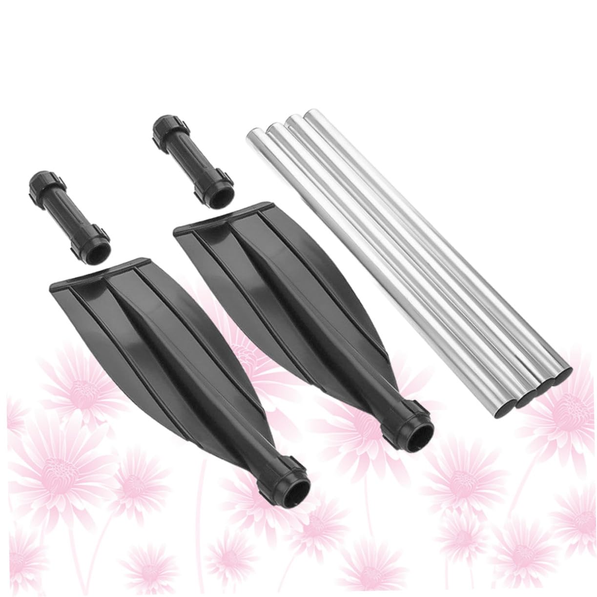 ULTECHNOVO Doppelend 210cm Lang Kajakpaddel Abnehmbar aus Aluminiumlegierung mit Ruderhalter und Tropfringen Vielseitig als Bootsruder und Kajakpaddel Einsetzbar
