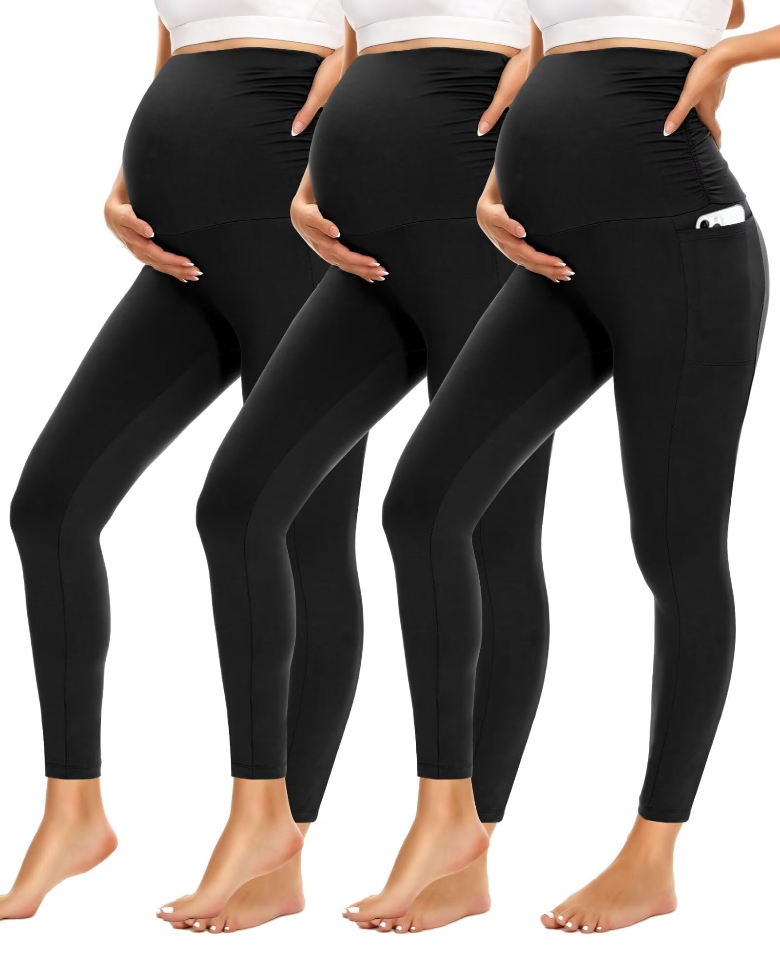 HIGHDAYS 3 Pack Maternity Leggings