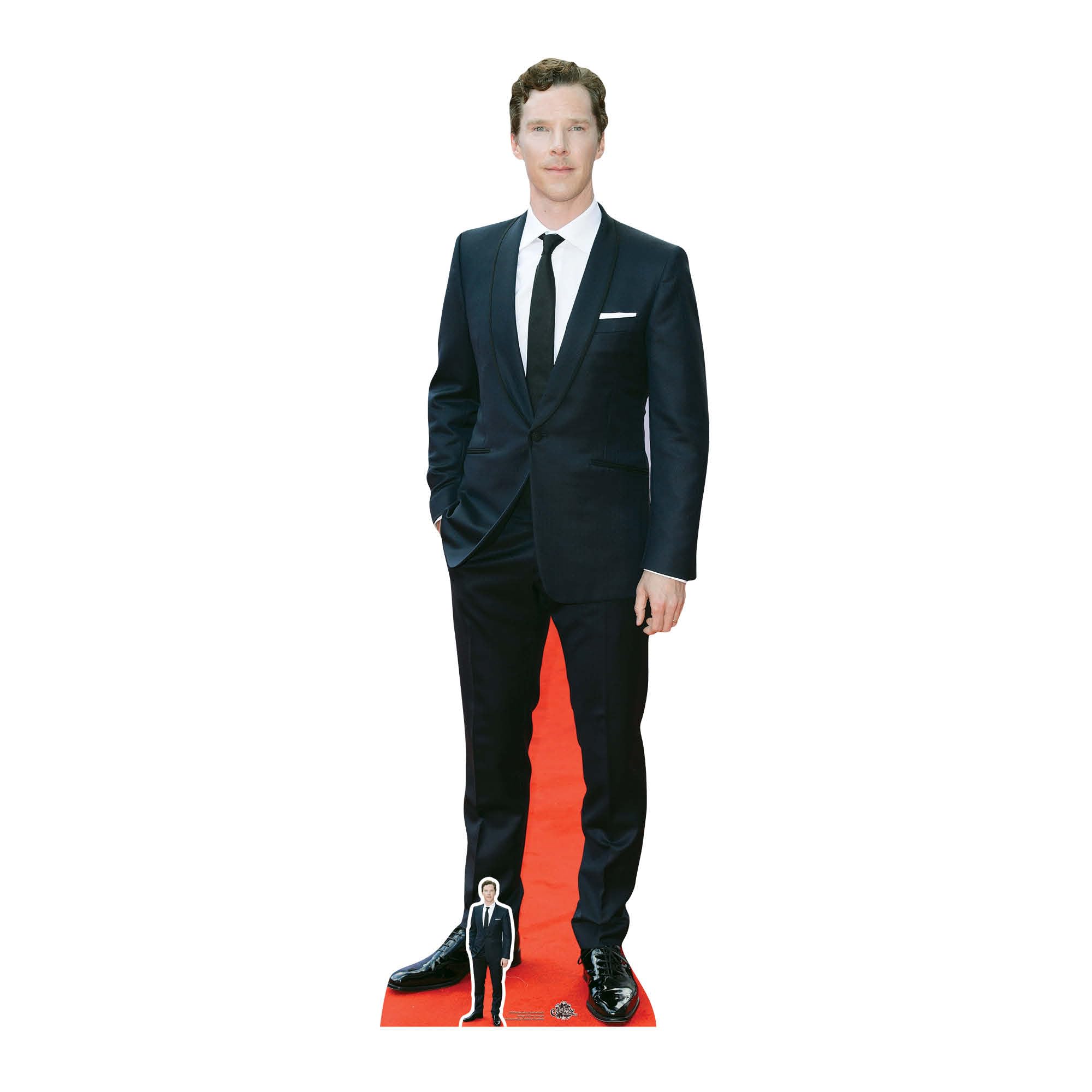 STAR CUTOUTS Benedict Cumberbatch Smart White Einstecktuch, Karton, Mehrfarbig, 3 x 62 x 184 cm, Pappe