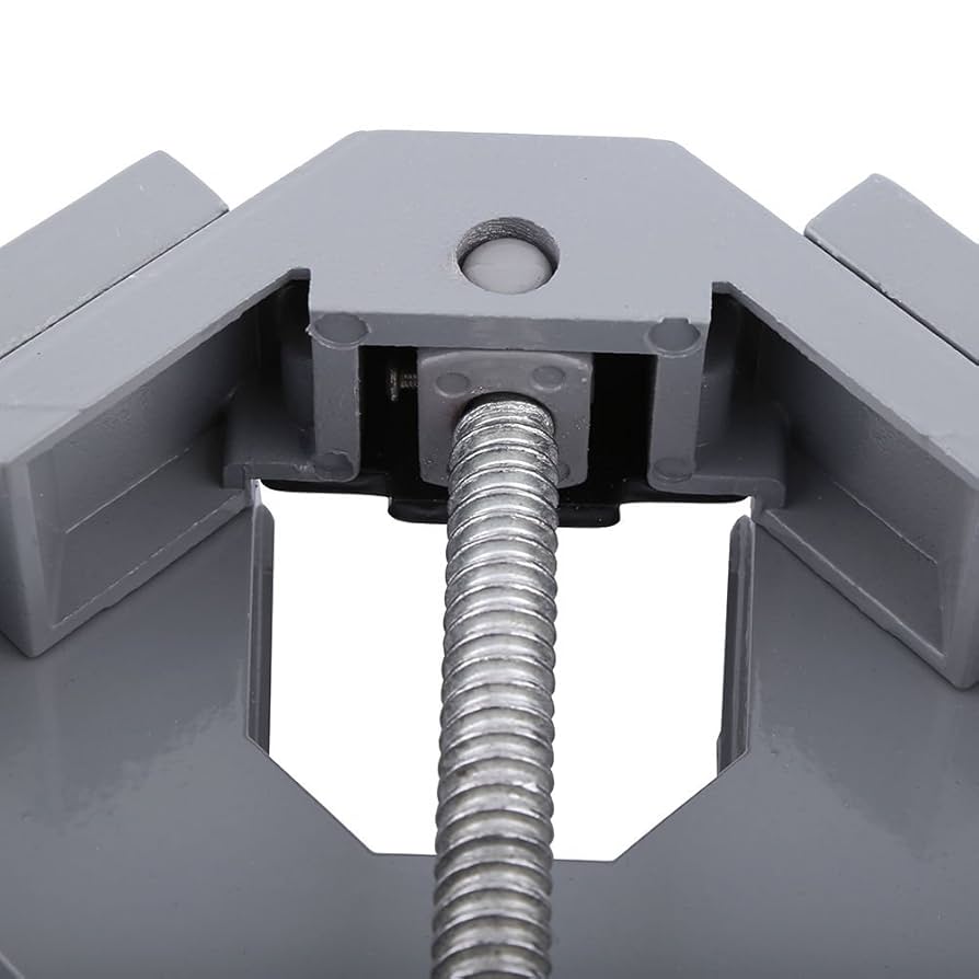 Corner Clamp 2 Pack Double Handle , Single Handle Aluminum Alloy With Adjustable Swing Jaw, For Welding, Wood Working, Drilling, Crafting Project Corner Clamps