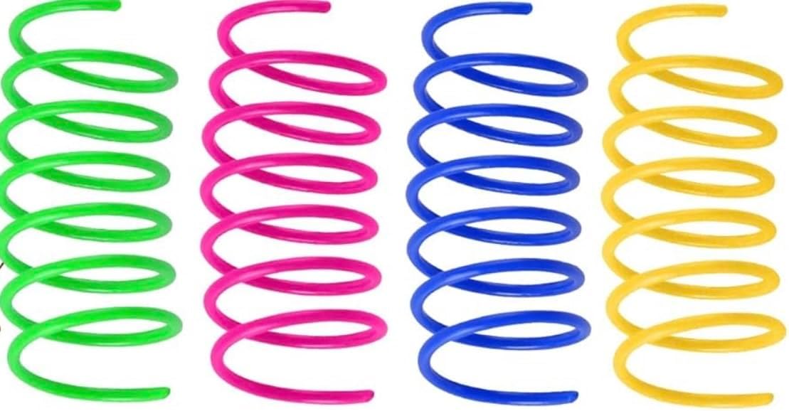 Bonkers Purrpops Cat Treats, Catnip and Chicken Flavors, 32 Count, with 4 Colorful Spring Cat Toys