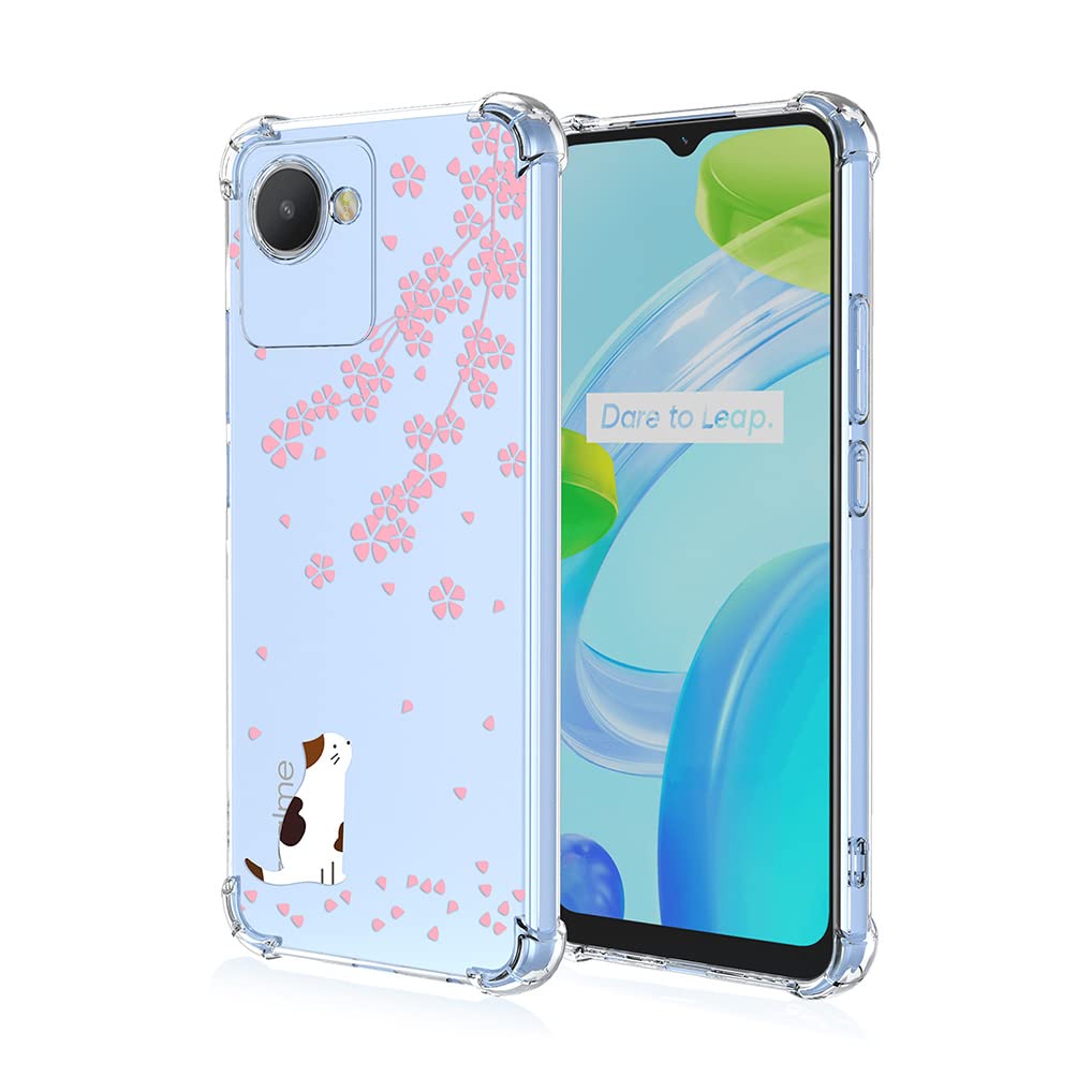 Cover Realme C30 in silicone con finitura soft-touch - nera - Italiano