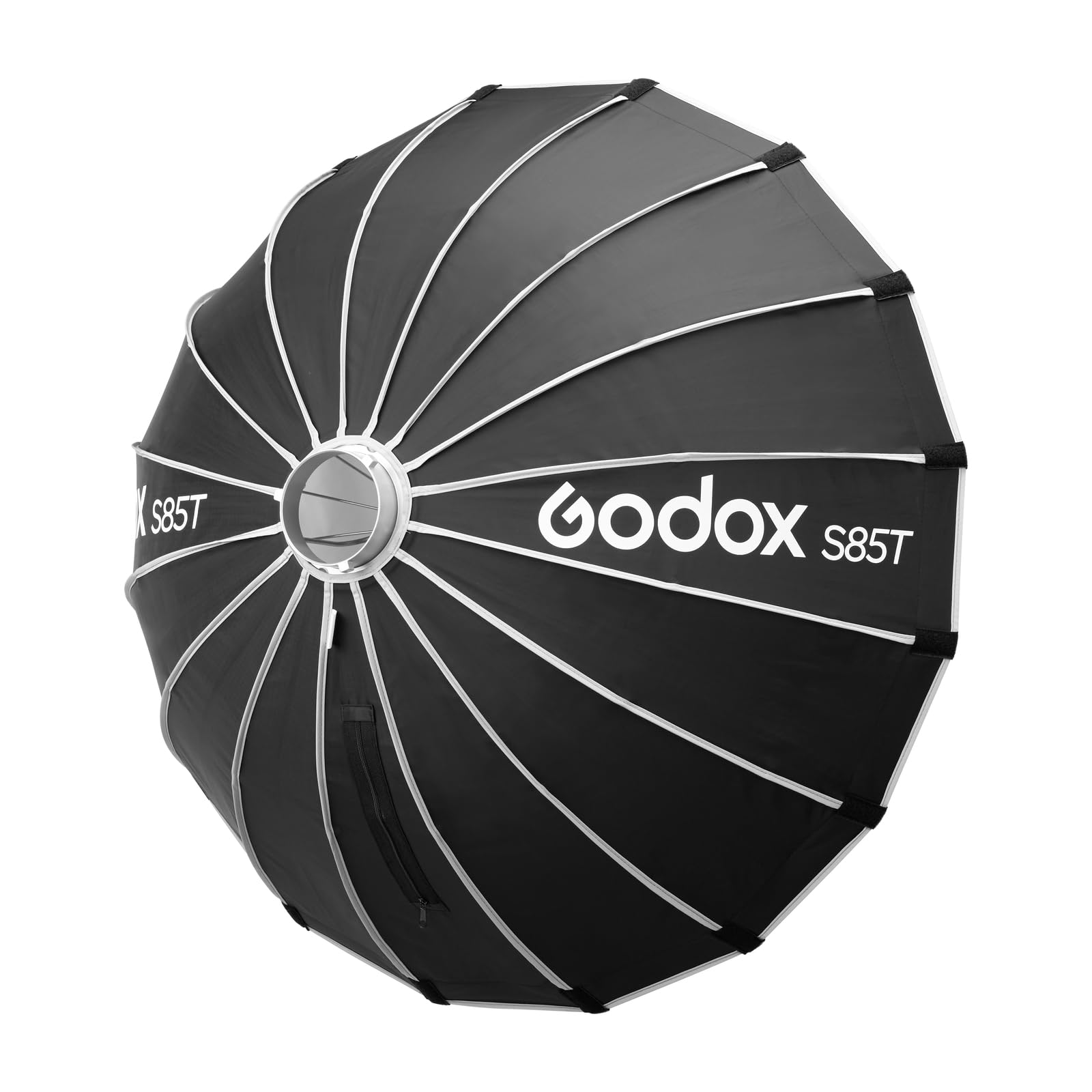 Godox S85T 33.5 pulgadas/85 cm Softbox de Paraguas de liberación rápida con Bolsa de Transporte, con Montura Bowens para Flash de Estudio y Exteriores para AD400Pro AD600BMII AD600Pro S2 | con Bolsa de Transporte, con Montura Bowens para Flash de Estudio