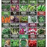 Hydroponic & Indoor Garden Seed Kit – 20 Compact Heirloom Vegetable & Herb Varieties | Apartment, Small-Space, Patio & Vertical Tower Growing | Family Garden Gift – Survival Garden Seeds
