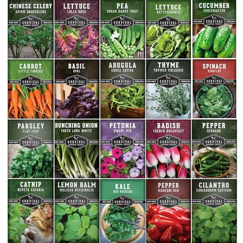 Hydroponic & Indoor Garden Seed Kit – Survival Garden...