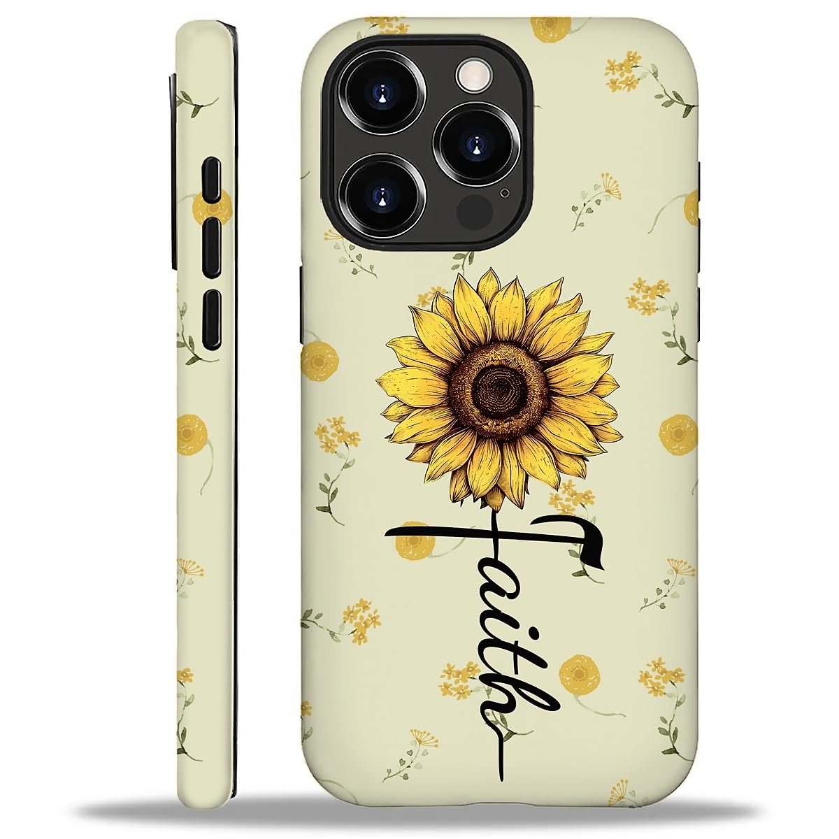 Zeggi Case for iPhone 16 Pro(Compatible with MagSafe),Soft TPU+Hard Acrylic 2-in-1 Matte Phone Cover for Women/Men,Shockproof Anti-Scratch Protective