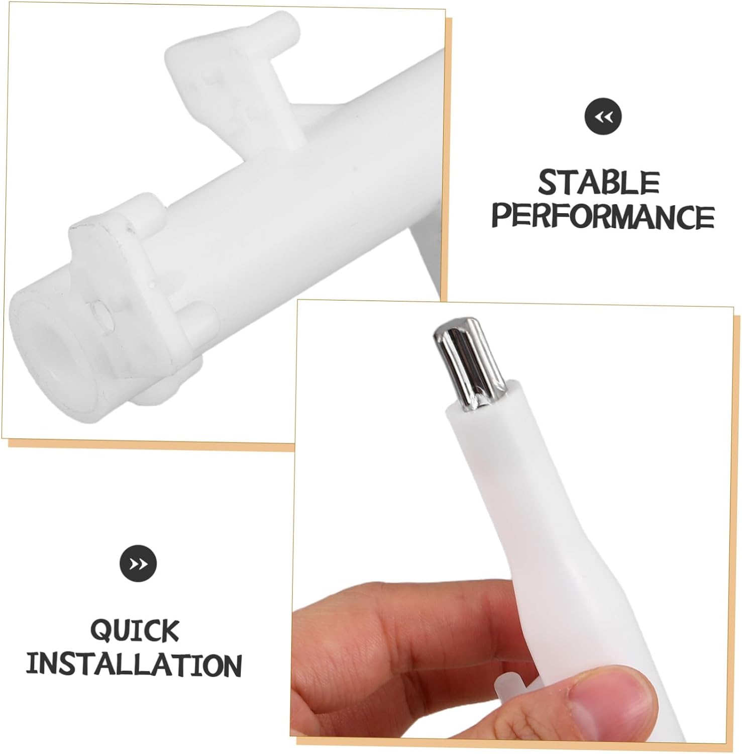 UPKOCH 3l Meat Grinder Spare Part Plastic Blade Shaft Replacement for Food Processor and Meat Mincer Attachment Efficient Grinding and Versatile Spindle Usage for Kitchen