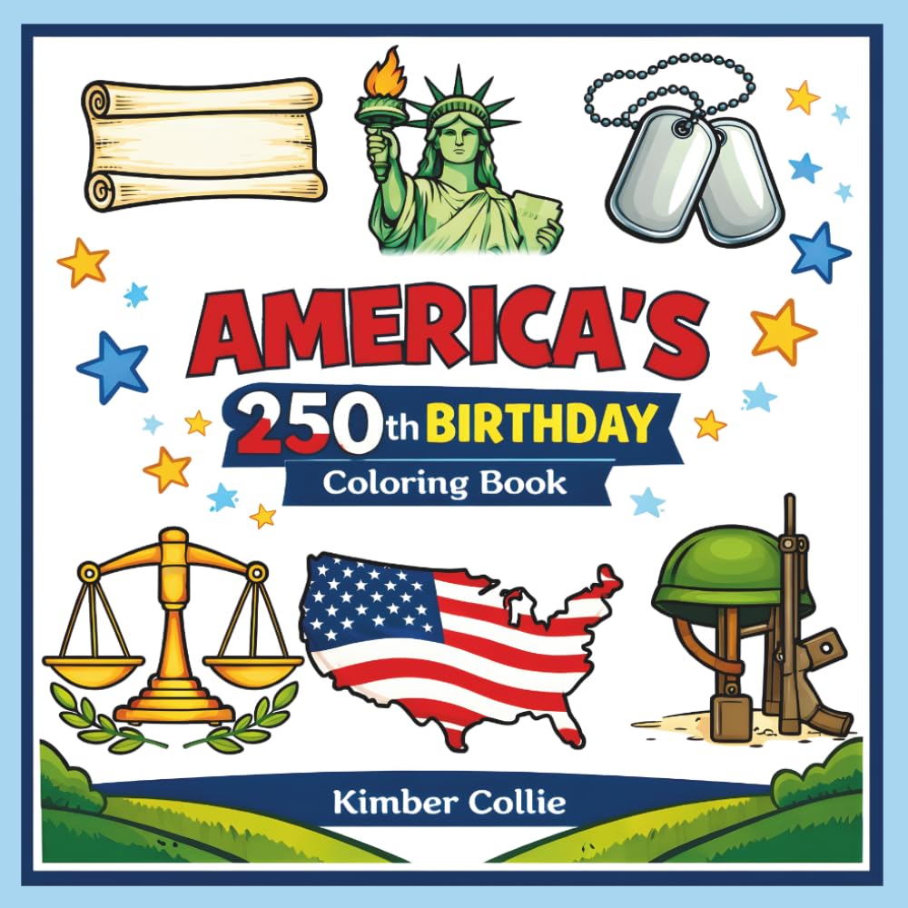 America’s 250th Birthday Coloring Book