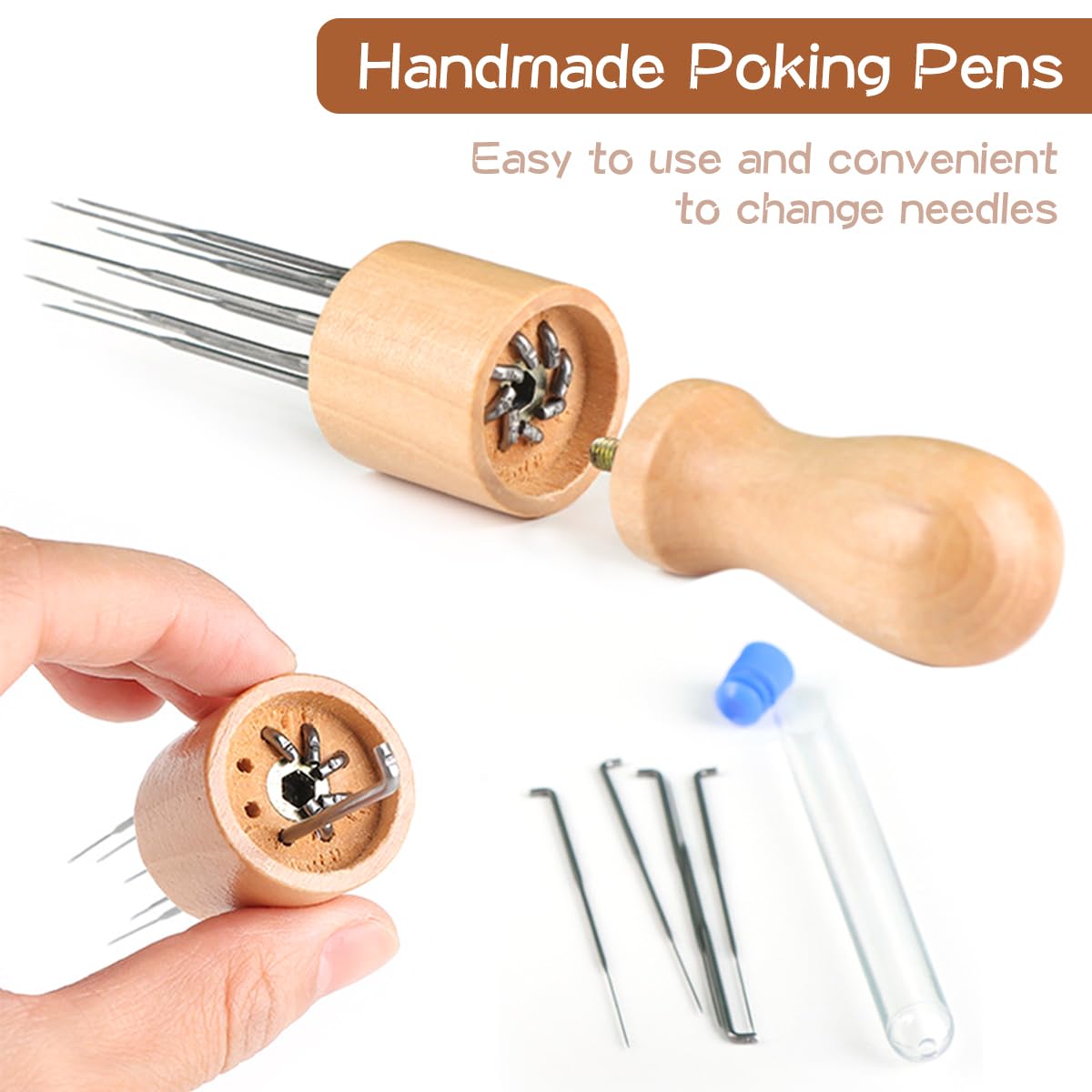 Kit Per Infeltrimento Ad Aghi - Con 40 Colori Lana, Accessori Per Principianti