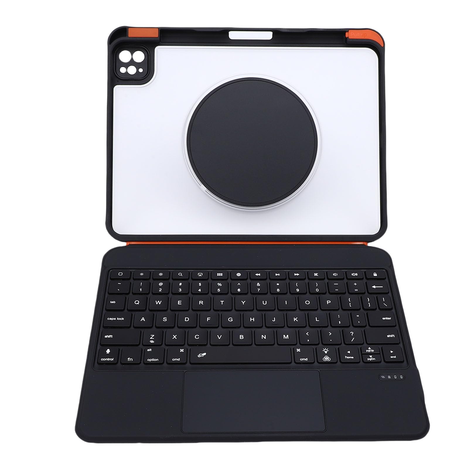 Tablet z klawiaturą Touchpad, odłączoną ochronną skorupą i 7 Kolorowym Podświetleniem dla IPada 11, 10 Pro 1/2/3/4 Air 7/6/5/4 11. Generacji A16 11in 2025