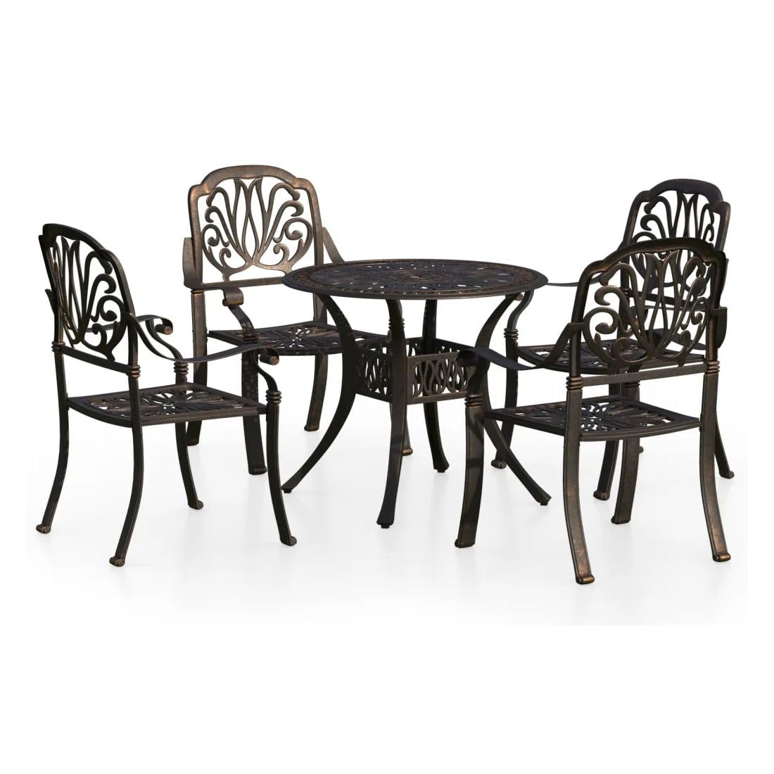✴︎よっちゃん✴︎Bistro Amazon.com: XoYixoYi 5 Piece Bistro Set Cast Aluminum Bronze
