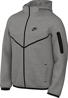 Nike Grey Fleece Windrunner Full-Zip Jacket by Nike