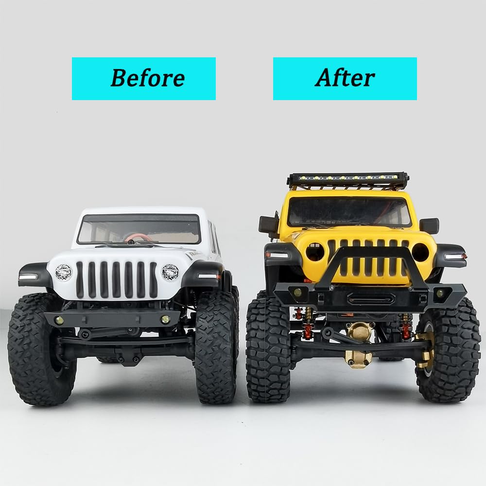 MOHERO 48mm Aluminum Adjustable Shock Absorbers For 1/24 Axial SCX24 RC Crawler Upgrades - View #10