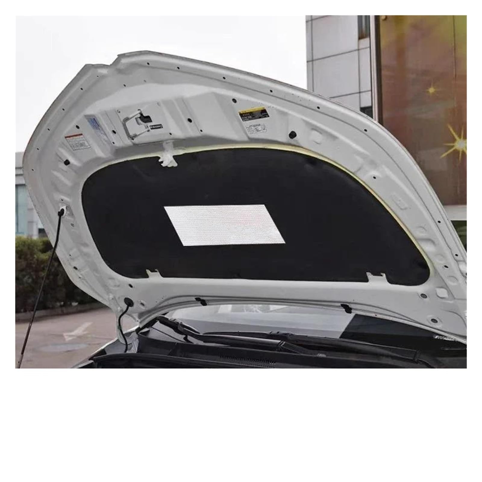 Almohadilla Aislante Térmica Para Motor Para VW Para CC 2008-2018 Capó Del Motor Automóvil Aislamiento Acústico Térmico E Ignífugo Almohadilla Algodón Alfombrilla Insonorizada