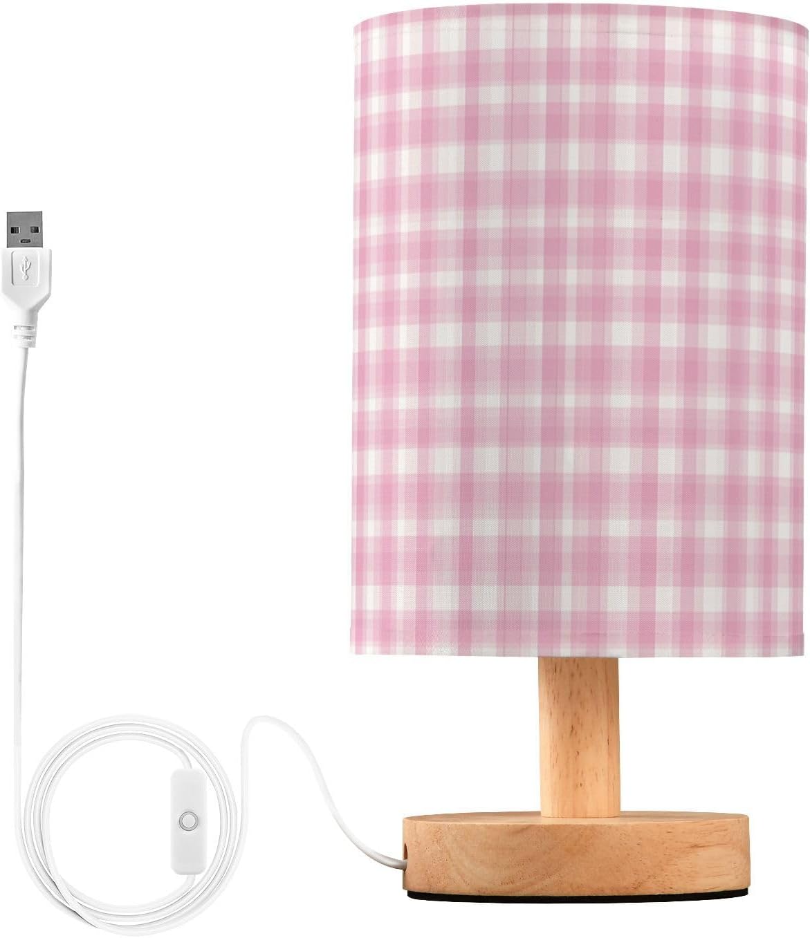 Pink Bedside Table Lamp