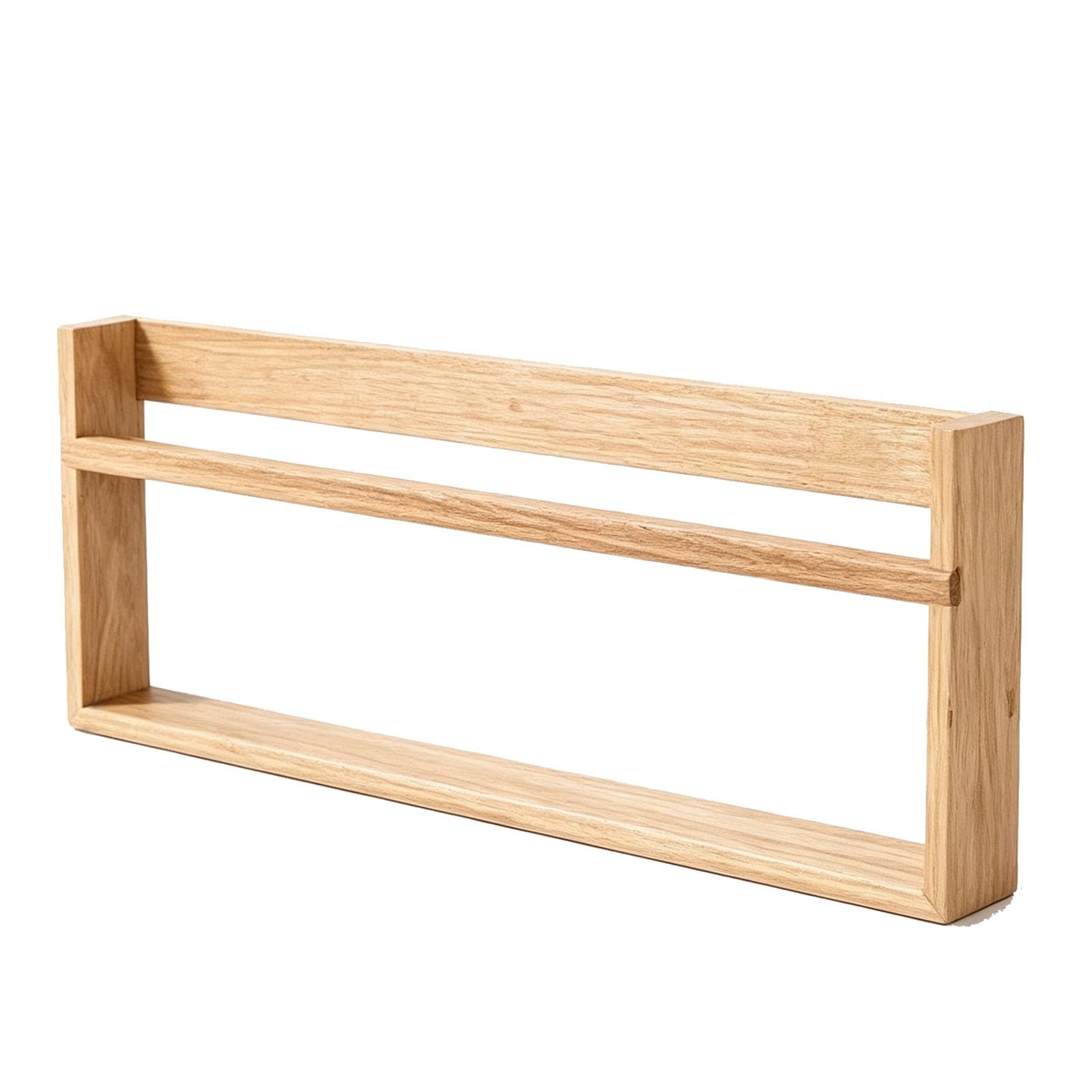 Holz Wandmontierter Zeitschriftenhalter, Akten Organizer | Für Eingangsbereich, Büro, Wohnzimmer, Wartezimmer(Beige,90cm)